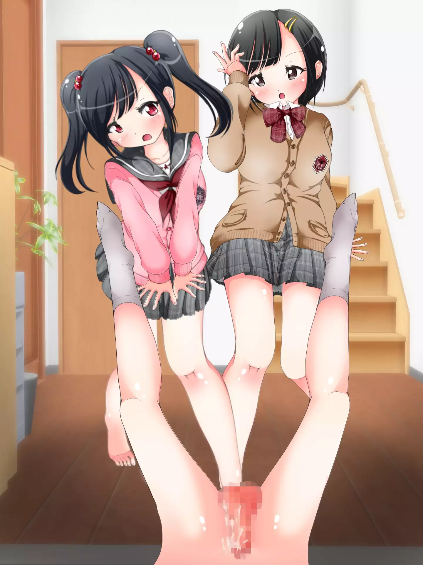 Ashi de Nando mo Choukyou Sarechau!! Aki no Seifuku Kaikan Ashikoki