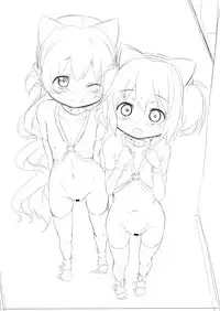 Nagisa, Yuma, and Kyouko sketch gallery from Fanbox