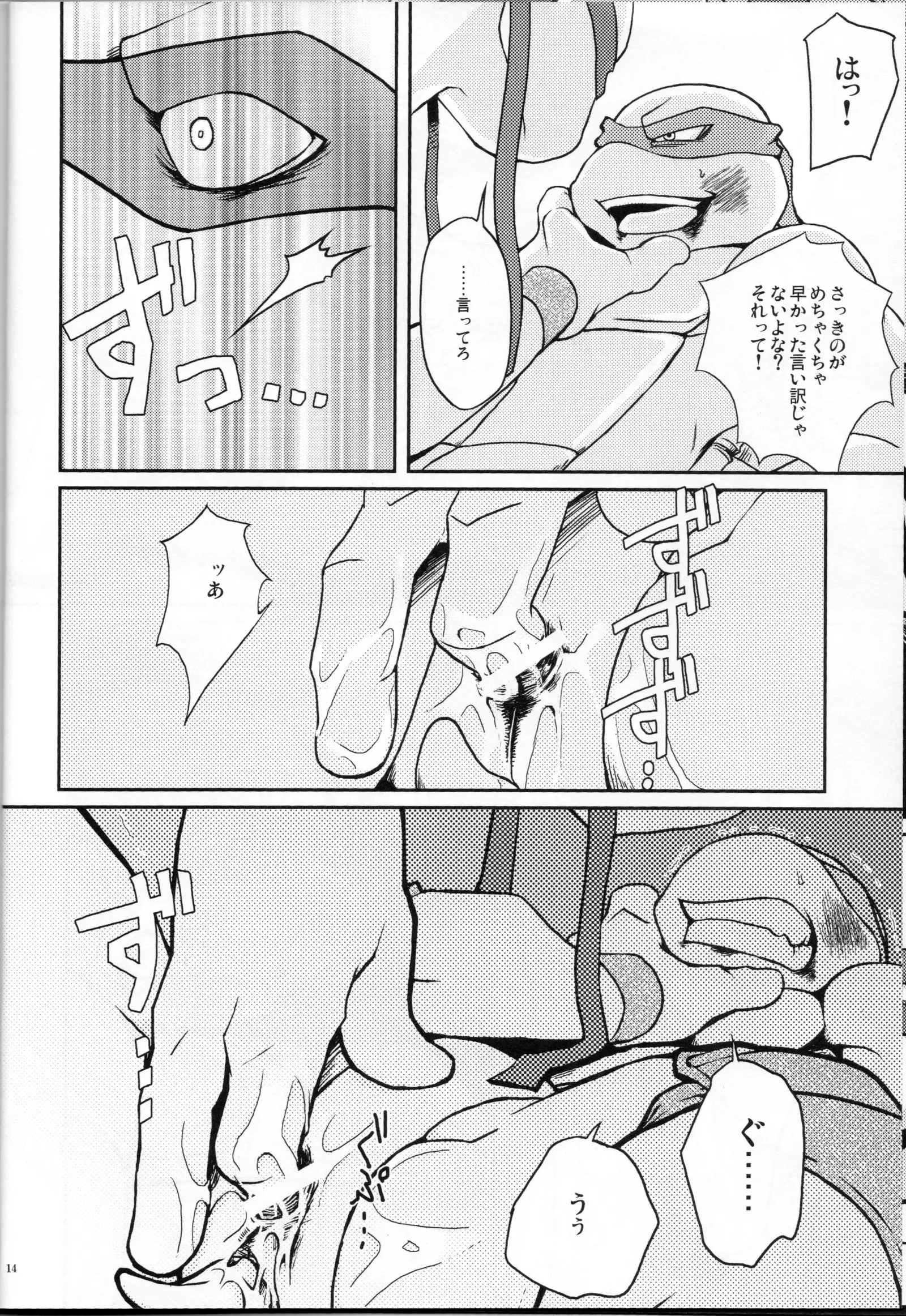FALLEN - Raph vs Leo - Teenage Mutant Ninja Turtles, TMNT doujinshi